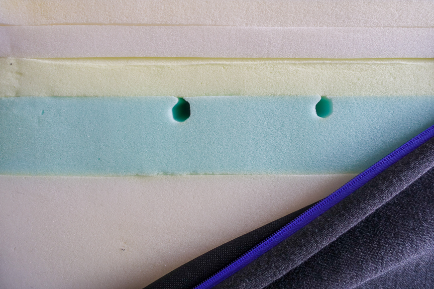 Nectar premier hybrid foams close-up